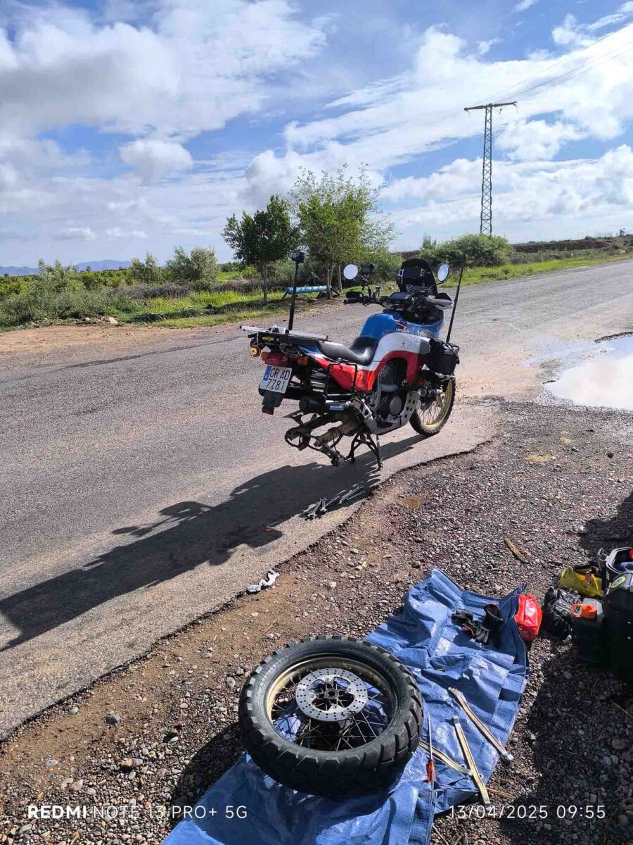 los neumáticos nuevos a la espera de ser montados