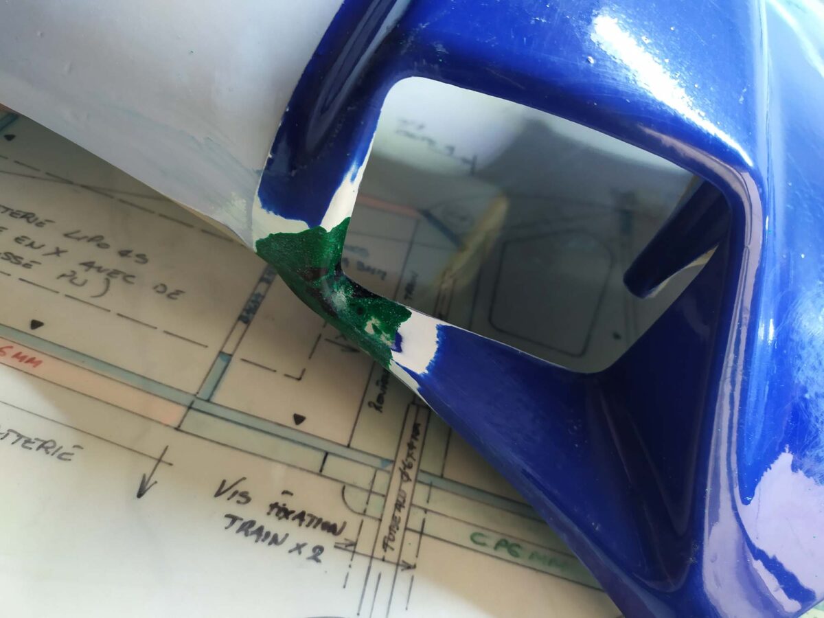 reparación de los carenados