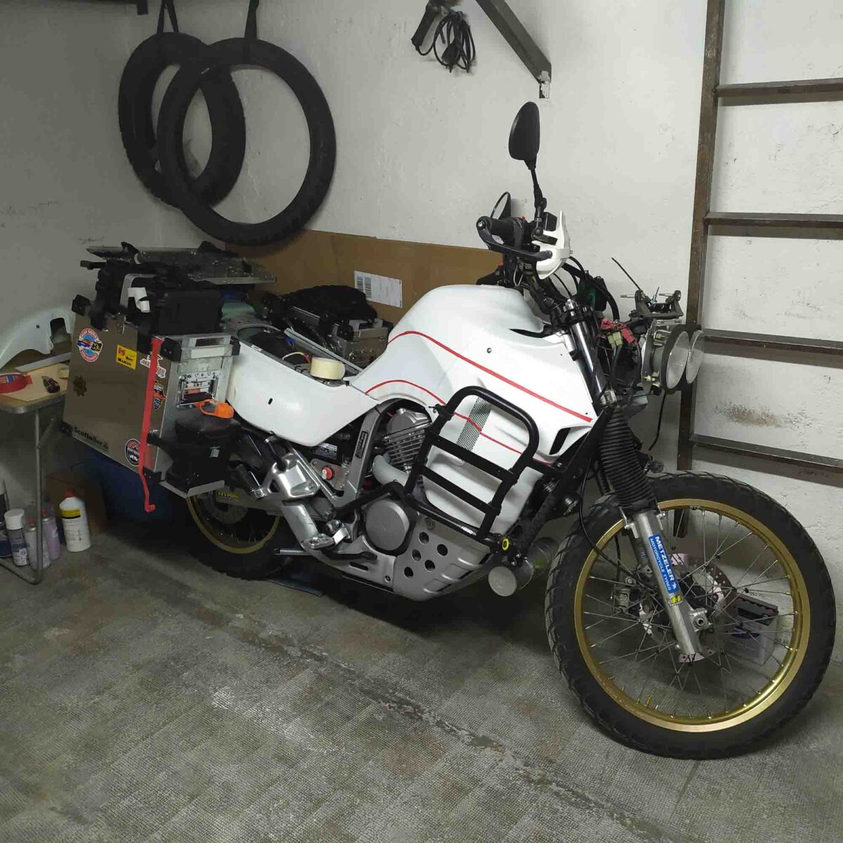 montaje en seco para definir las líneas